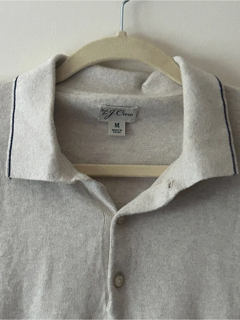 J.crew mens Short-sleeve heritage cotton tipped sweater-polo business casual